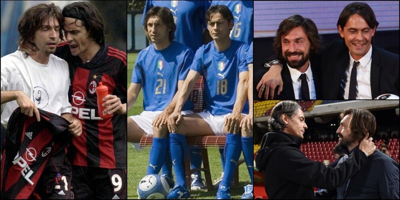L'assist di Pippo Inzaghi a Pirlo: Pisa, squadra da campioni del mondo