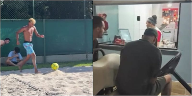 Lamal e Neymar, vacanze insieme in Brasile: che show in spiaggia 14 Lamal e Neymar, vacanze insieme in Brasile: che show in spiaggia