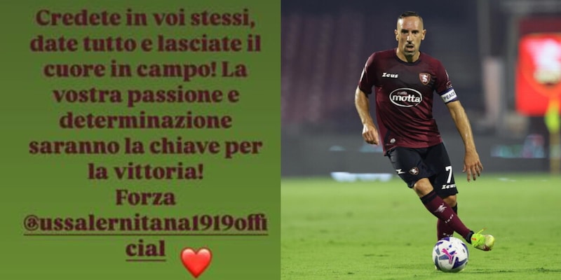 Salernitana, l'emozionante messaggio di Ribery prima dei play-out: "Credete..." 15 Salernitana, l'emozionante messaggio di Ribery prima dei play-out: "Credete..."
