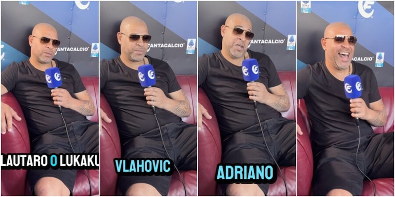 Adriano, l'imperatore incorona Vlahovic! Scaricati Lautaro e Lukaku, ma alla fine...