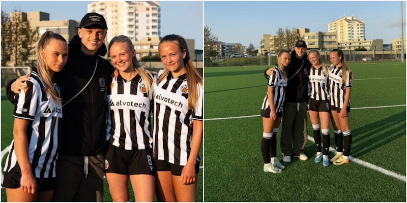 Gudmundsson e la foto con le tre sorelle: incredibile, giocano tutte e tre nella stessa squadra. E lui...