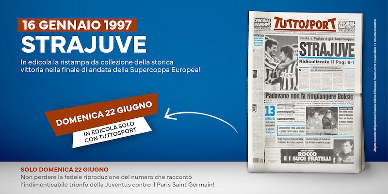 16 gennaio 1997: STRAJUVE!