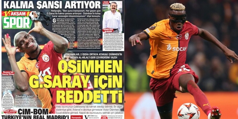 Napoli e Osimhen, parla il vicepresidente del Galatasaray: "Aumentano le possibilità che resti con noi" 1 Napoli e Osimhen, parla il vicepresidente del Galatasaray: "Aumentano le possibilità che resti con noi"