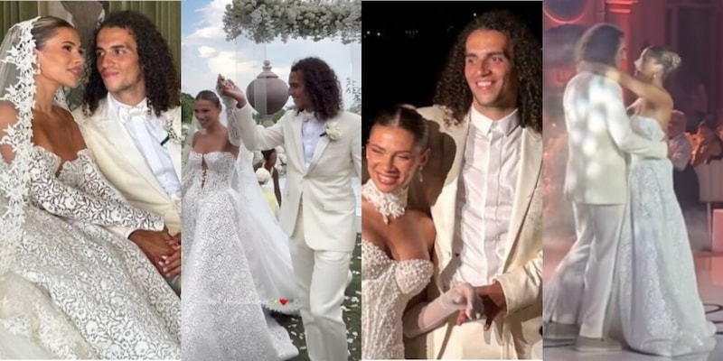 Guendouzi, matrimonio da favola a Villa Miani con la sua Maelle 15 Guendouzi, matrimonio da favola a Villa Miani con la sua Maelle