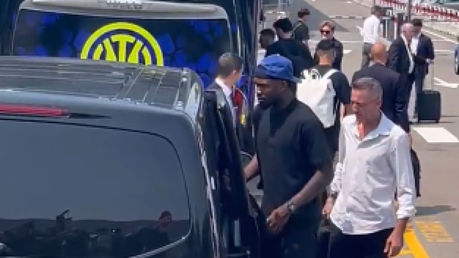 Inter, musi lunghi e silenzio assordante: il video del rientro a Milano