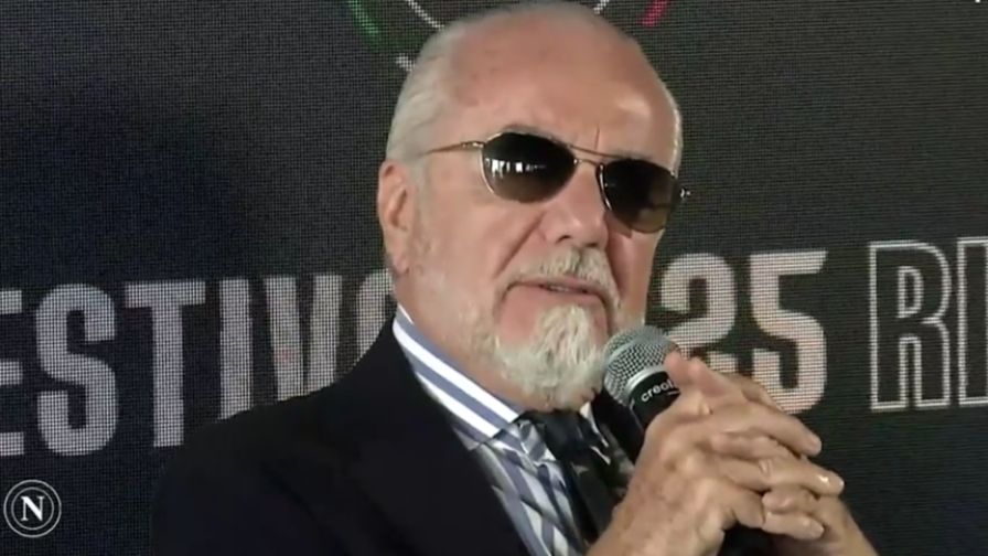 De Laurentiis: "Amichevoli all'estero? Le squadre vogliono venire a Castel di Sangro"