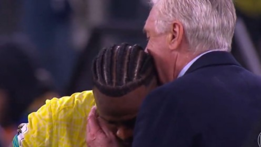 Vinicius segna il gol vittoria, Ancelotti reagisce così 1 Vinicius segna il gol vittoria, Ancelotti reagisce così