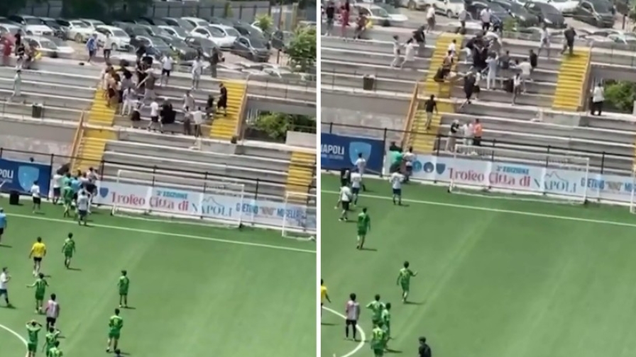 Rissa tra genitori a un torneo under 16: scene vergognose a Napoli