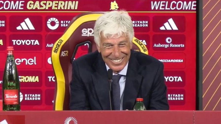Roma, Gasperini e la battuta in conferenza stampa: "Difetti? Faccio fatica a trovarli"