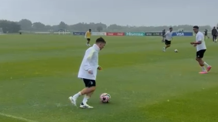 Orlando, allenamento della Juve sotto il diluvio verso il Real