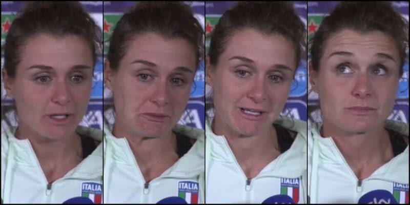 Girelli, lacrime e lezione all'arbitro: "Neanche un rigore così ci toglie questo"