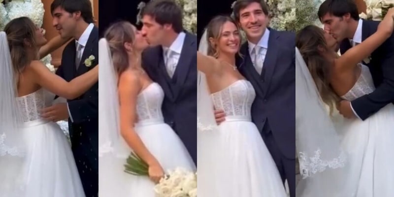 Tonali e Giulia Pastore sposi: il matrimonio da favola a Cernobbio 1 Tonali e Giulia Pastore sposi: il matrimonio da favola a Cernobbio