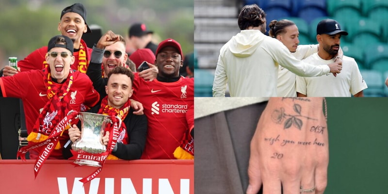 Diogo Jota, un compagno del Liverpool gli dedica un tatuaggio. E l'Inghilterra si commuove 16 Diogo Jota, un compagno del Liverpool gli dedica un tatuaggio. E l'Inghilterra si commuove