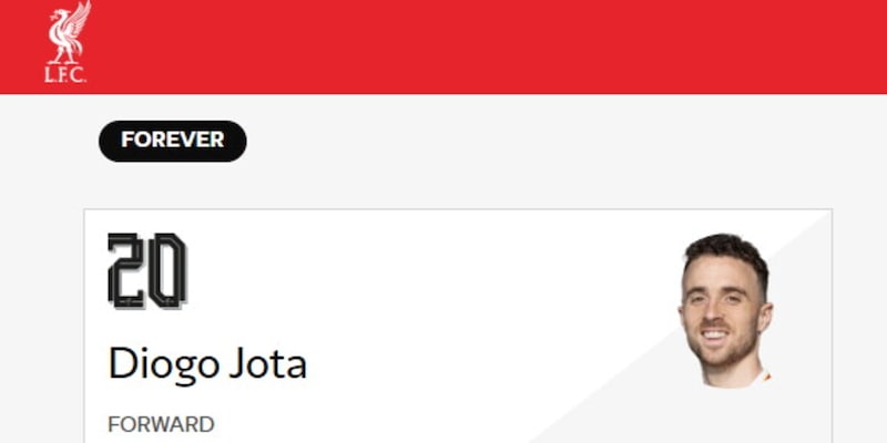 Diogo Jota Forever, il Liverpool crea una sezione speciale sul sito web 14 Diogo Jota Forever, il Liverpool crea una sezione speciale sul sito web