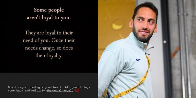 Polveriera Inter, la moglie di Calhanoglu risponde a Lautaro sui social: "Certe persone leali fino a quando hanno bisogno di te"