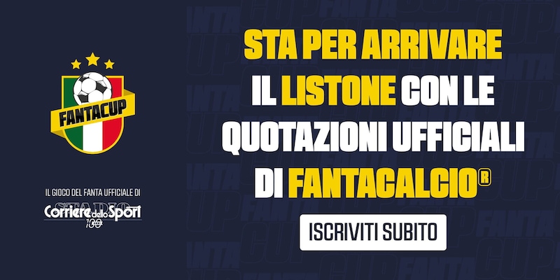 FANTACUP: in arrivo il listone ufficiale di Fantacalcio®! 14 FANTACUP: in arrivo il listone ufficiale di Fantacalcio®!