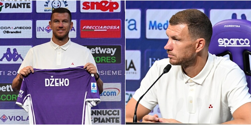 La Fiorentina presenta Dzeko: "Ho detto sì appena ho saputo che mi volevano. Conference? Ci teniamo" 14 La Fiorentina presenta Dzeko: "Ho detto sì appena ho saputo che mi volevano. Conference? Ci teniamo"