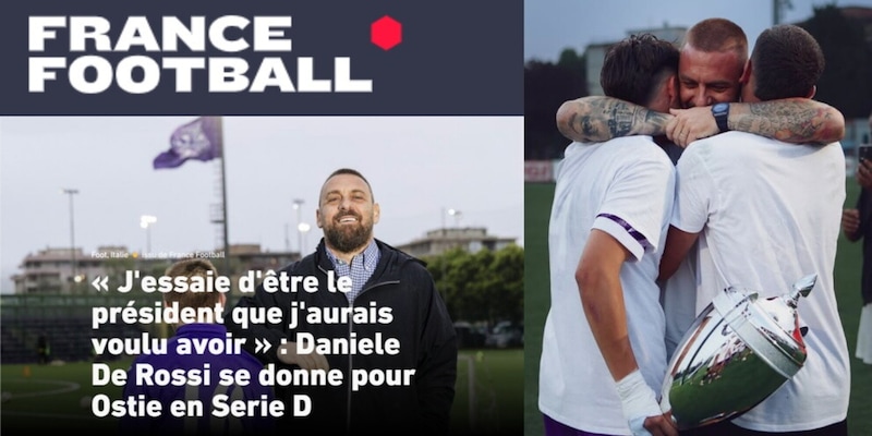 De Rossi si racconta: quella promessa al padre, le pressioni alla Roma e il sogno con l'Ostiamare