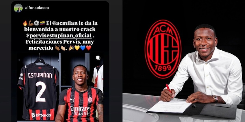 Estupinan, che gaffe sui social dopo la firma con il Milan: sceglie un coro contro la Juve 15 Estupinan, che gaffe sui social dopo la firma con il Milan: sceglie un coro contro la Juve