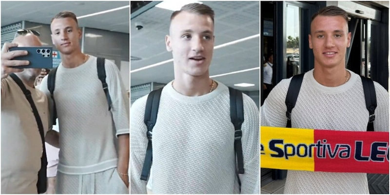 Camarda al Lecce: l'attaccante è in Puglia, la formula dell'accordo con il Milan 1 Camarda al Lecce: l'attaccante è in Puglia, la formula dell'accordo con il Milan