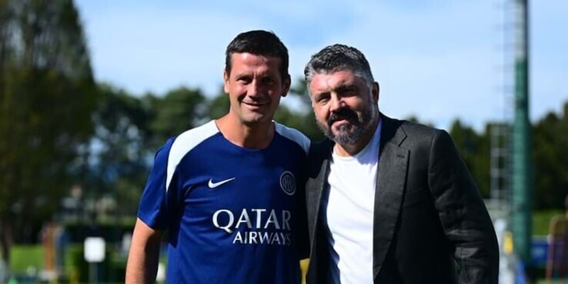Gattuso continua il suo 'tour': il ct azzurro in visita all'Inter con Buffon e Bonucci