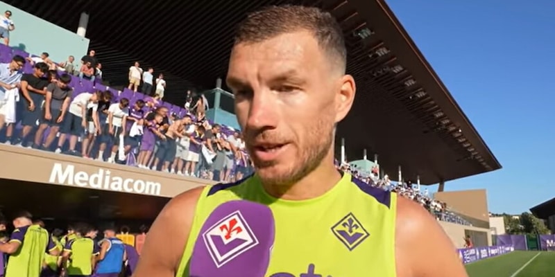 Dzeko: "Obiettivo far vincere la Fiorentina. Mi sento già a casa" 14 Dzeko: "Obiettivo far vincere la Fiorentina. Mi sento già a casa"