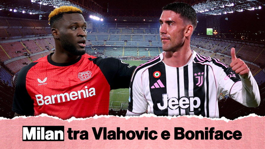Milan, Boniface potrebbe essere più utile di Vlahovic. Ma ha un difetto...