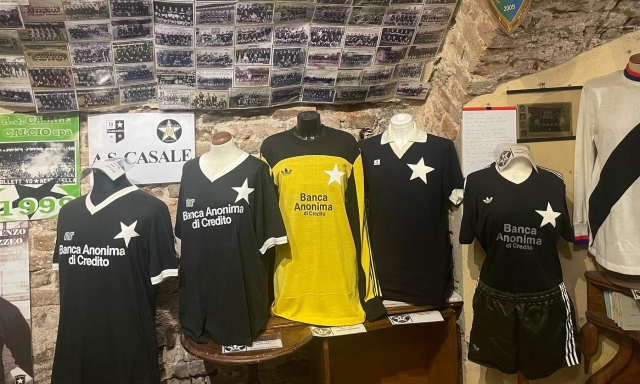 Che sorpresa a Casale: sotto la krumineria un museo del calcio da non perdere