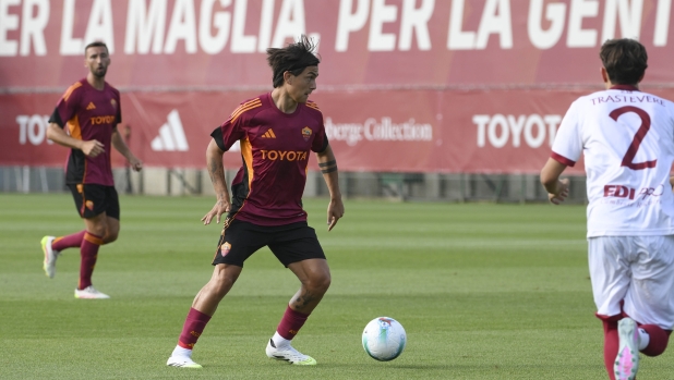 Roma, Dybala subito in cattedra. Bene Koné nel 14-0 al Trastevere 14 Roma, Dybala subito in cattedra. Bene Koné nel 14-0 al Trastevere