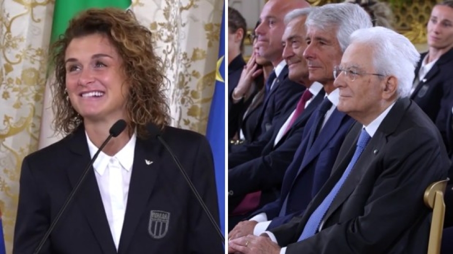 Cristiana Girelli si commuove davanti a Mattarella: il discorso