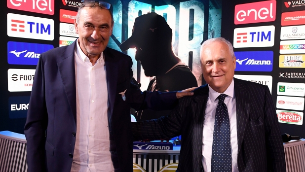 Sarri: "Lazio, niente alibi". Lotito: "L'indice di liquidità è un indice di stupidità"