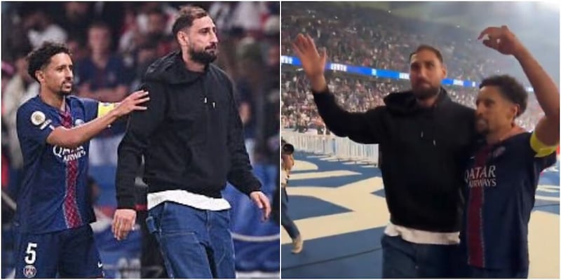 Donnarumma commosso a Parigi, il gesto di Marquinhos fa il giro del mondo: tifosi in lacrime 1 Donnarumma commosso a Parigi, il gesto di Marquinhos fa il giro del mondo: tifosi in lacrime