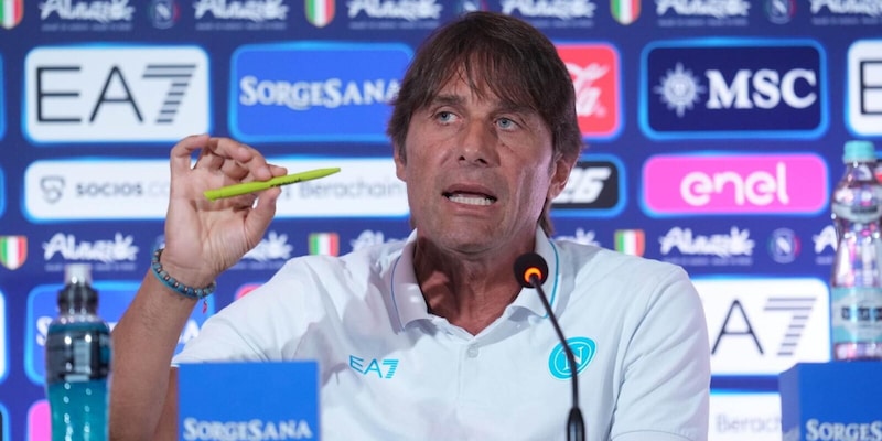 Conte diretta, segui la conferenza stampa del tecnico del Napoli live 1 Conte diretta, segui la conferenza stampa del tecnico del Napoli live