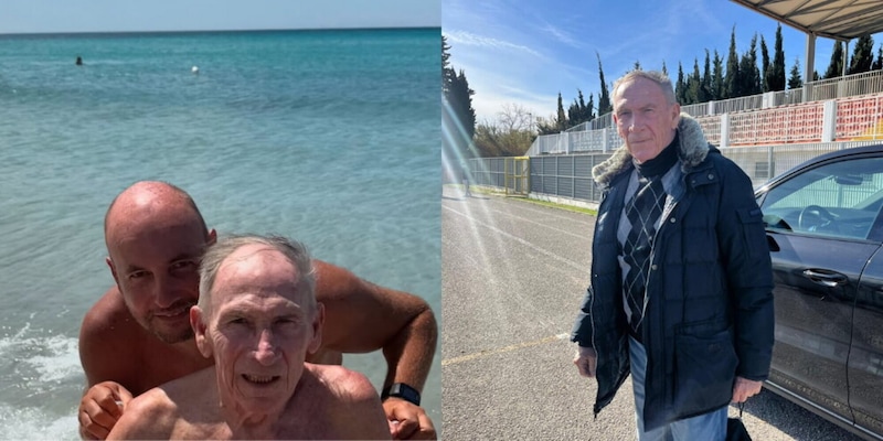 Zeman al mare con il figlio Karel: la foto emoziona i social