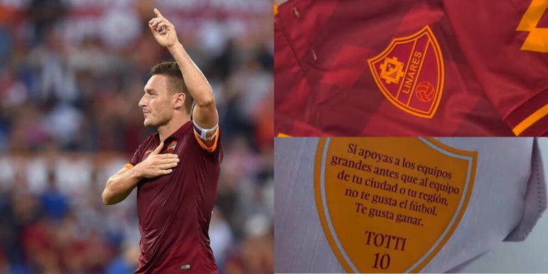 La bellissima dedica di una squadra spagnola a Totti e alla Roma: cosa c'è scritto sulla maglia 1 La bellissima dedica di una squadra spagnola a Totti e alla Roma: cosa c'è scritto sulla maglia