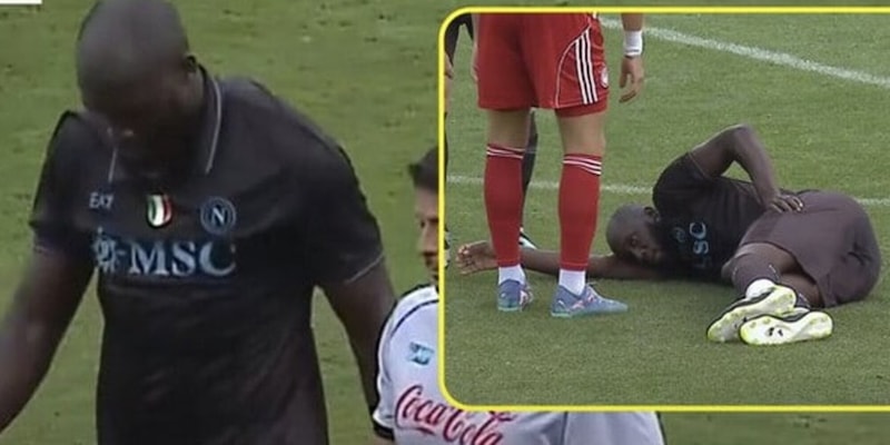 Lukaku infortunato, Conte furioso entra in campo! Napoli-Olympiacos, succede di tutto 