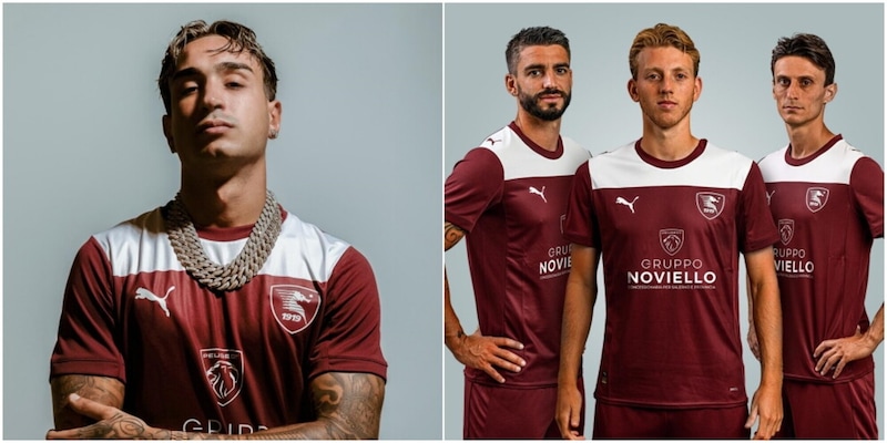 Piedi nel passato, testa nel futuro: la Salernitana svela il nuovo home kit