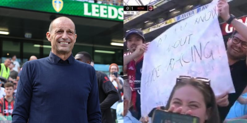 "Te ne intendi di ippica?": lo striscione per Allegri è già virale