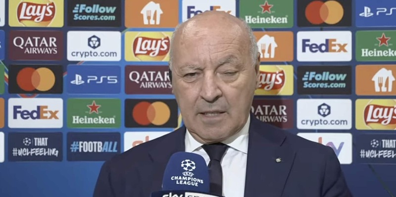 Marotta, Champions Inter: "Contento di Liverpool e Arsenal a Milano e...di non andare in Kazakistan"