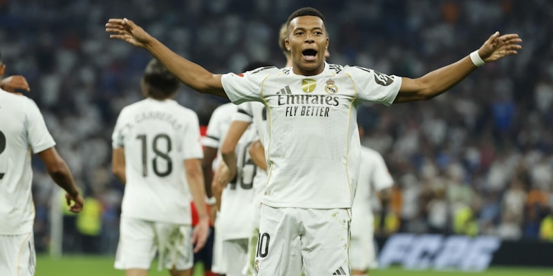 Real, buona la prima in Liga: Mbappé gol. Playoff Champions: Brugge e Qarabag tris, Stella Rossa ko
 
