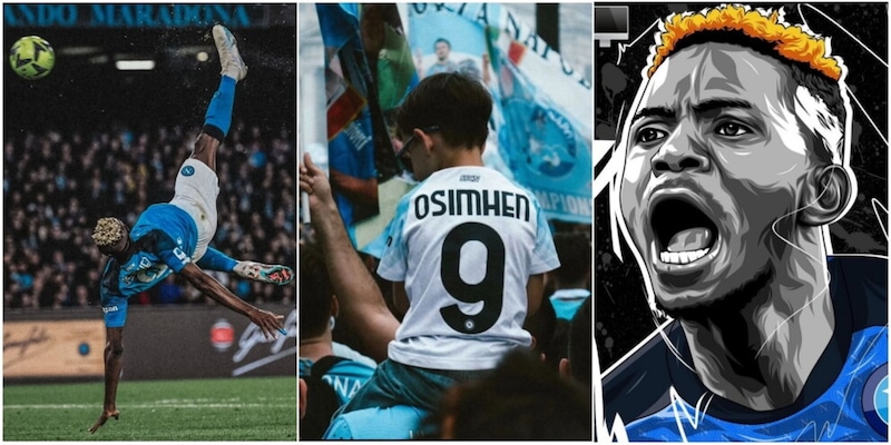 Osimhen, il messaggio di saluto al Napoli e il commento social di Kvara 14 Osimhen, il messaggio di saluto al Napoli e il commento social di Kvara
