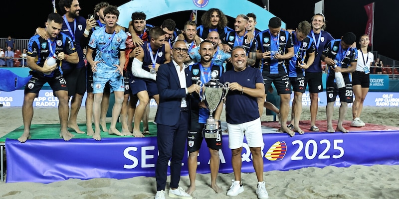 Serie A Q8: Lenergy Pisa Campione d’Italia, finale da urlo nel beach soccer