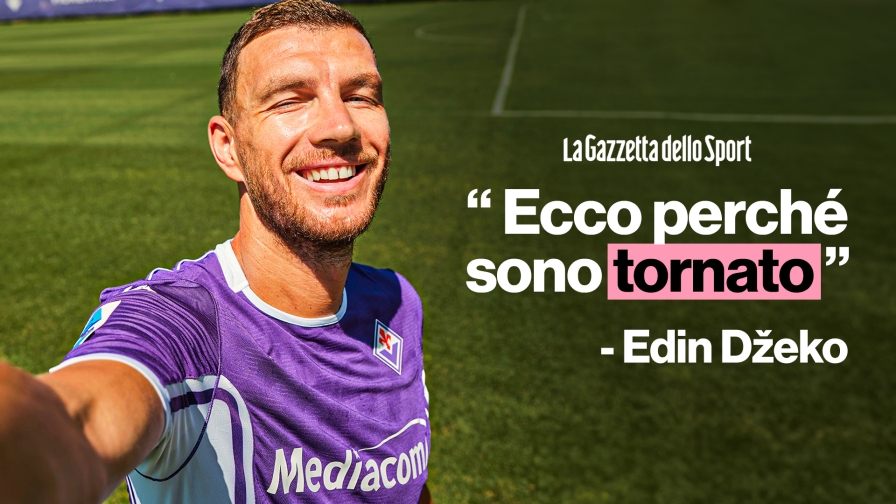 Fiorentina, Dzeko: "Commisso? Nel calcio di oggi ci sono pochi presidenti così"