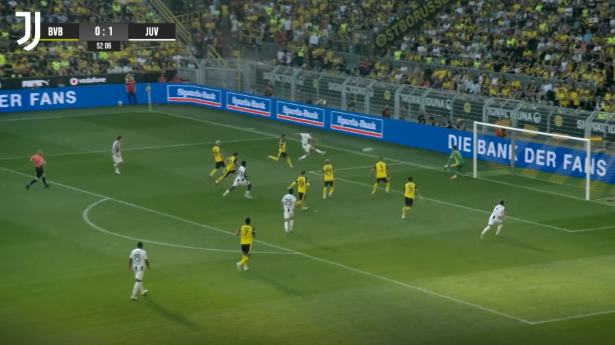 Juve show: l'azione del secondo gol a Dortmund è stupenda