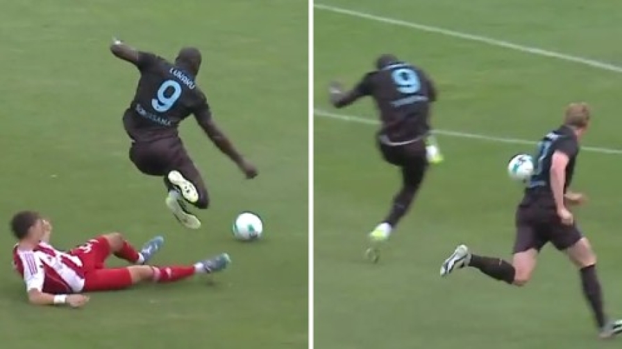 Napoli-Olympiacos 2-1: gol e highlights, Lukaku ko al 32'