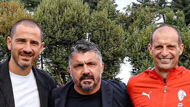 Milanello, chi si rivede: Gattuso incontra Allegri e i calciatori rossoneri