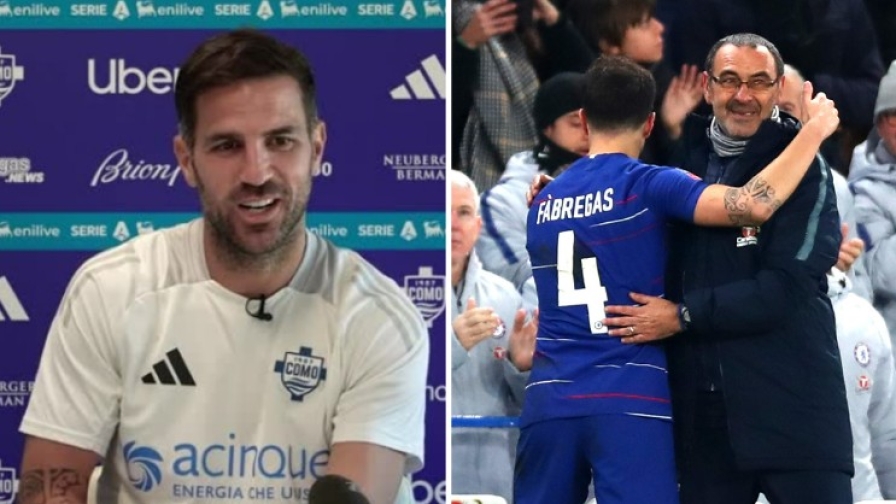 Fabregas: "Sarri? Da lui ho imparato tanto. E c'è una cosa che gli invidio..."