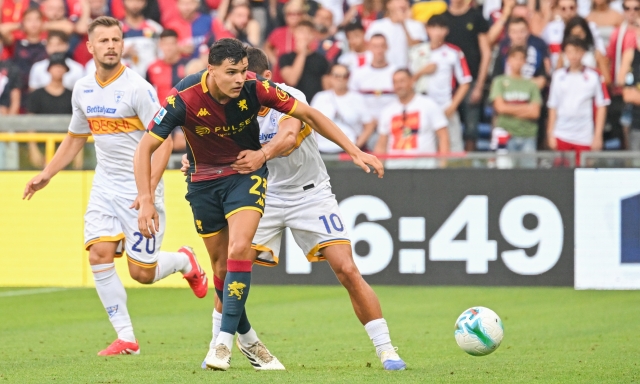 Genoa bloccato dal Lecce sullo 0-0. Falcone decisivo