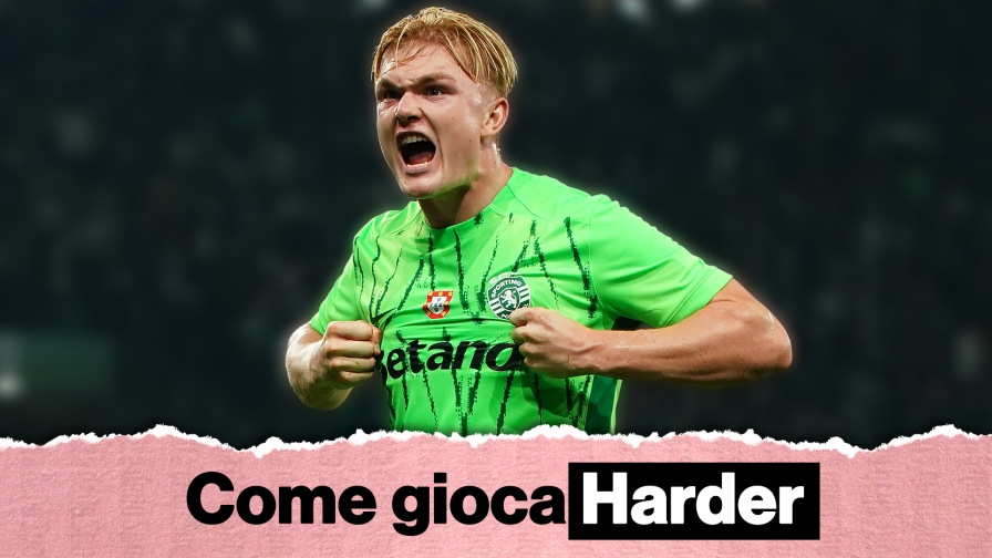 Milan, chi è e come gioca Harder: spalle larghe, sinistro potente e quell'esultanza...