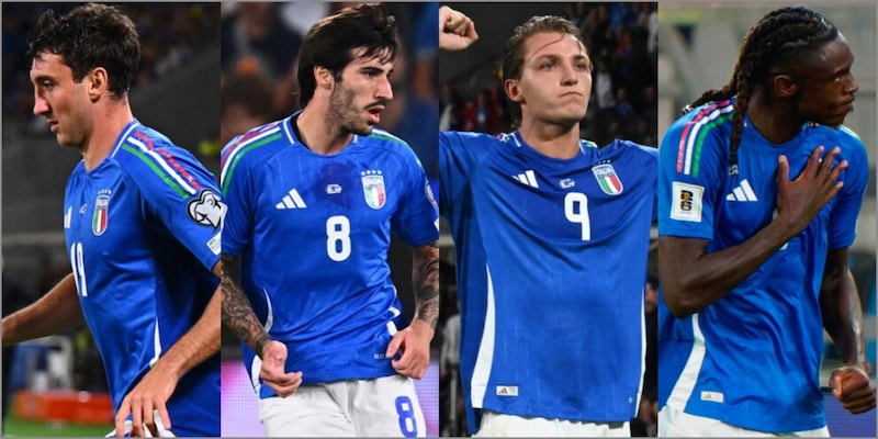 Pagelle Italia: Cambiaso pennella, Tonali gigante, Retegui il migliore